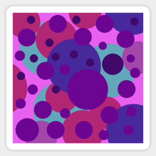 polka dot pop art Sticker